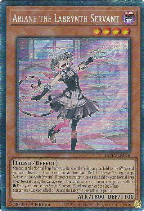 Ariane the Labrynth Servant [TAMA-EN016] Collector's Rare | Mega City Incorporated