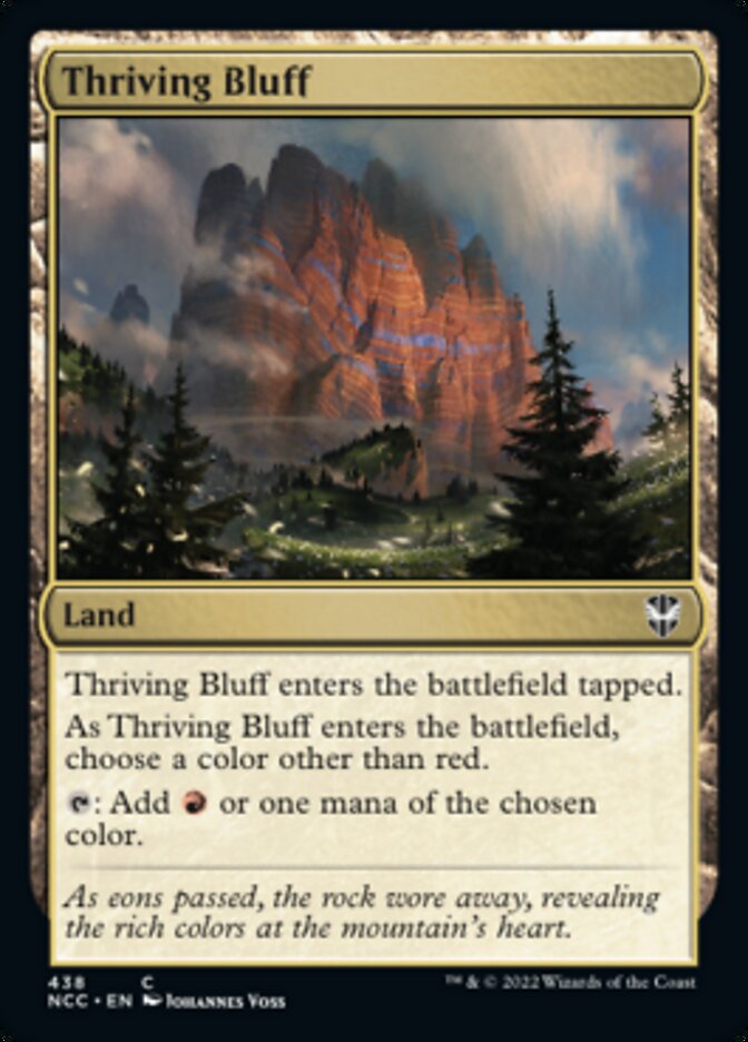 Thriving Bluff [Streets of New Capenna Commander] | Mega City Incorporated