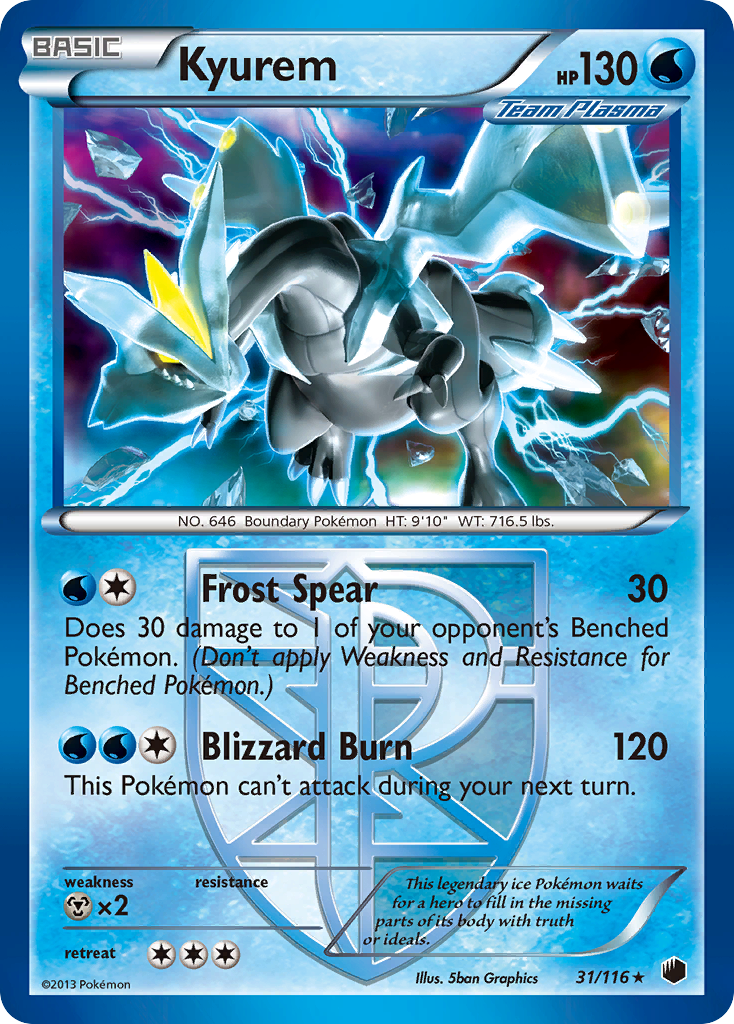 Kyurem (31/116) [Black & White: Plasma Freeze] | Mega City Incorporated