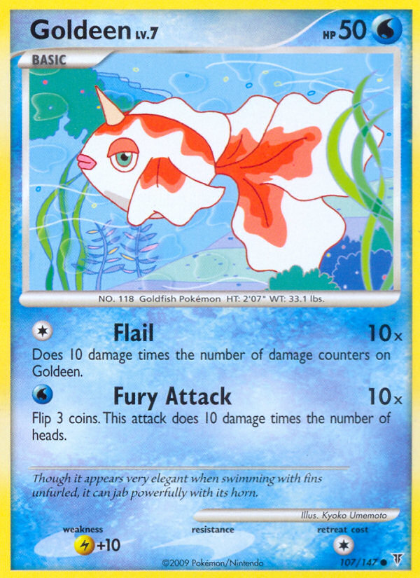 Goldeen (107/147) [Platinum: Supreme Victors] | Mega City Incorporated