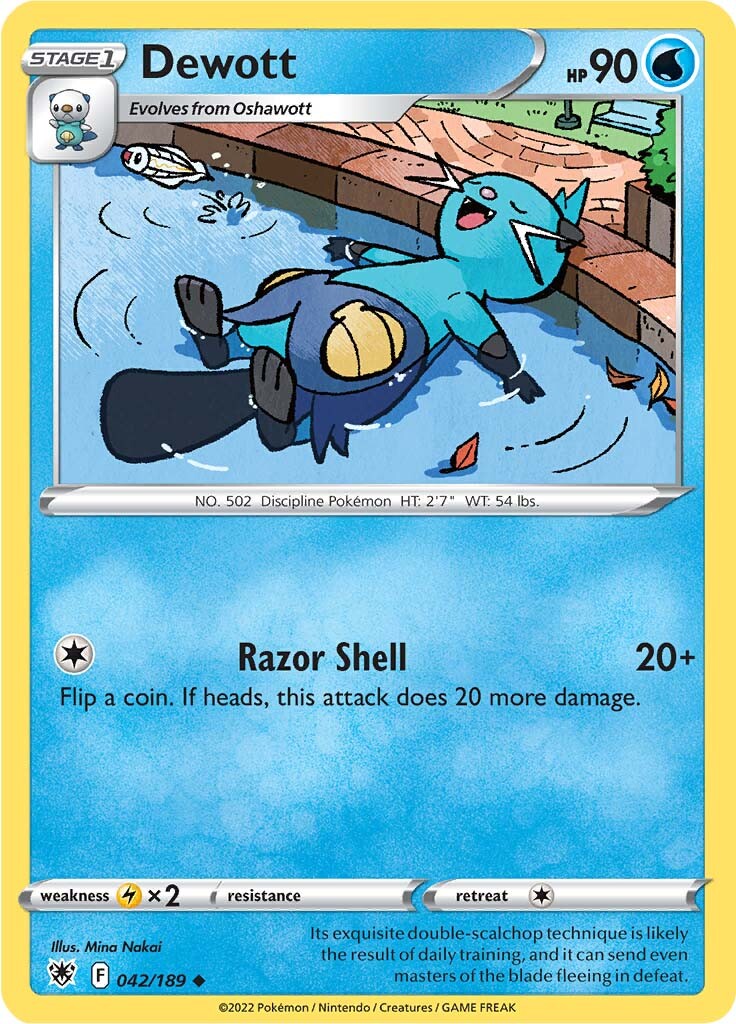 Dewott (042/189) [Sword & Shield: Astral Radiance] | Mega City Incorporated