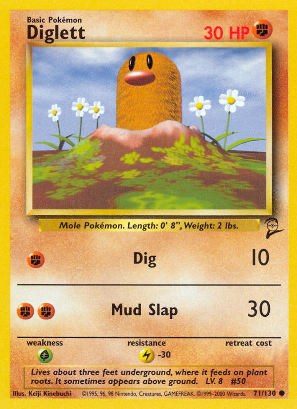 Diglett (71/130) [Base Set 2] | Mega City Incorporated