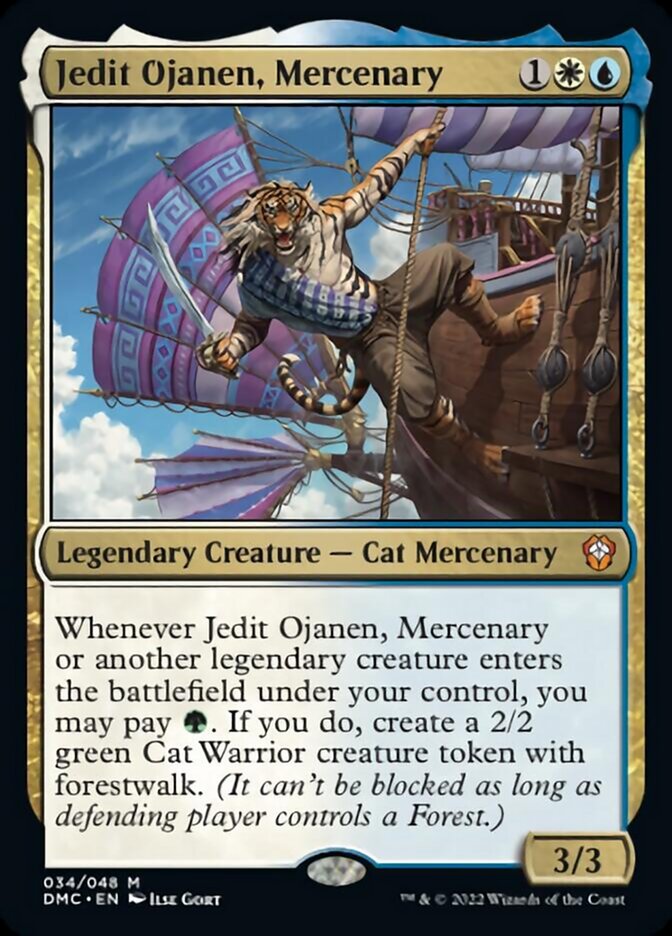 Jedit Ojanen, Mercenary [Dominaria United Commander] | Mega City Incorporated