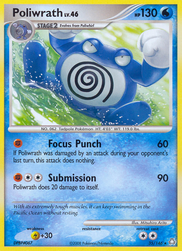 Poliwrath (35/146) [Diamond & Pearl: Legends Awakened] | Mega City Incorporated