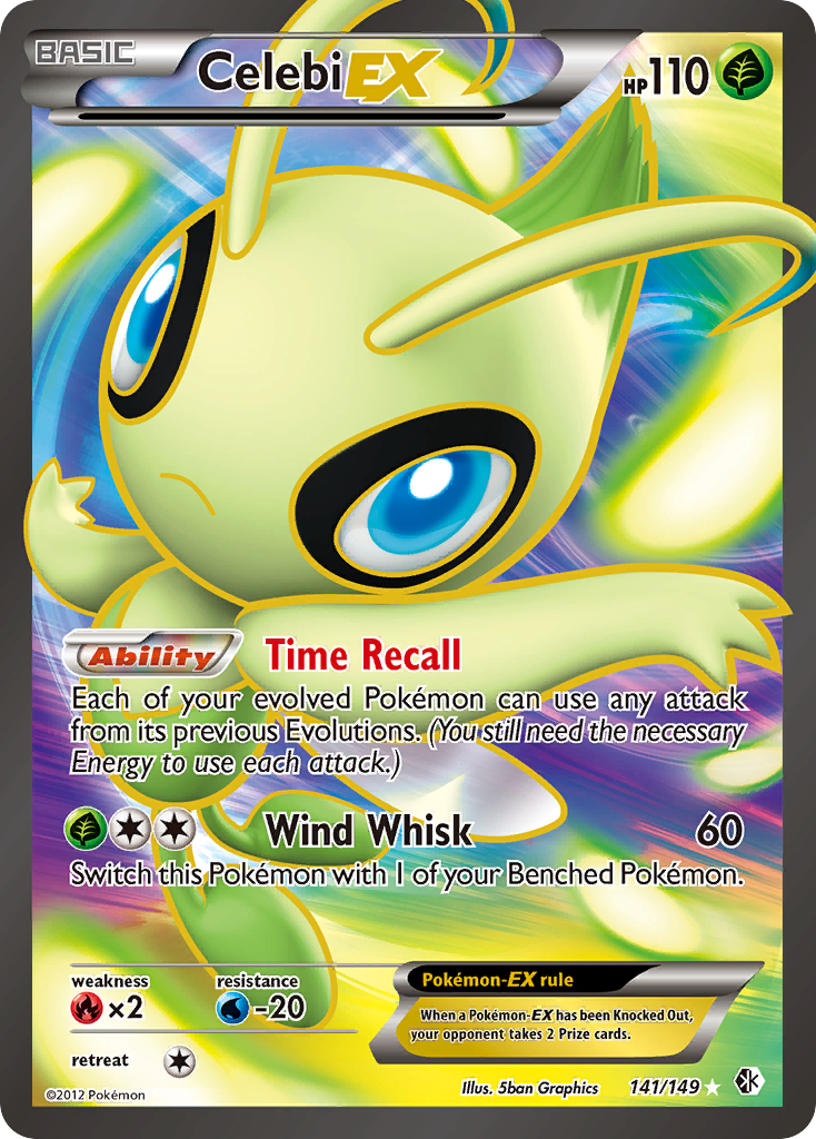 Celebi EX (141/149) [Black & White: Boundaries Crossed] | Mega City Incorporated