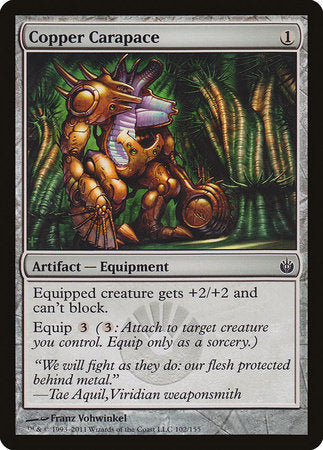 Copper Carapace [Mirrodin Besieged] | Mega City Incorporated