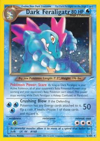 Dark Feraligatr (5/105) [Neo Destiny Unlimited] | Mega City Incorporated