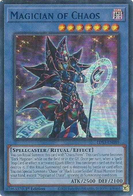 Magician of Chaos (Blue) [LDS3-EN089] Ultra Rare | Mega City Incorporated