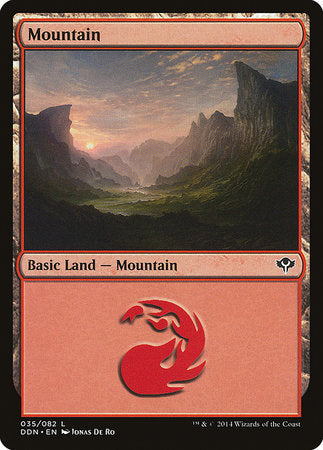 Mountain (35) [Duel Decks: Speed vs. Cunning] | Mega City Incorporated