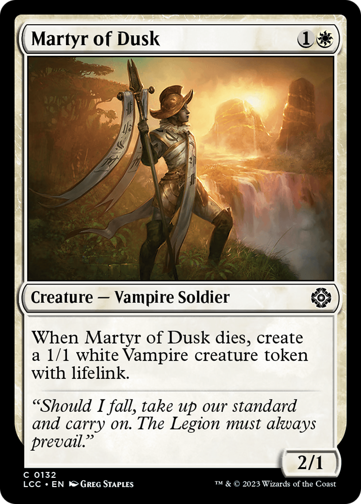 Martyr of Dusk [The Lost Caverns of Ixalan Commander] | Mega City Incorporated