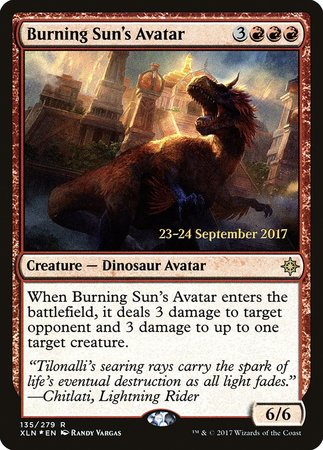 Burning Sun's Avatar [Ixalan Promos] | Mega City Incorporated