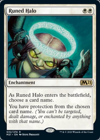 Runed Halo [Core Set 2021] | Mega City Incorporated