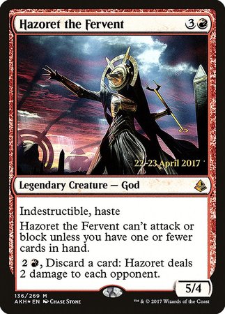 Hazoret the Fervent [Amonkhet Promos] | Mega City Incorporated
