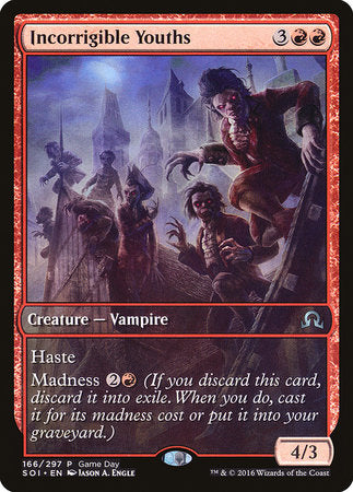 Incorrigible Youths [Shadows over Innistrad Promos] | Mega City Incorporated