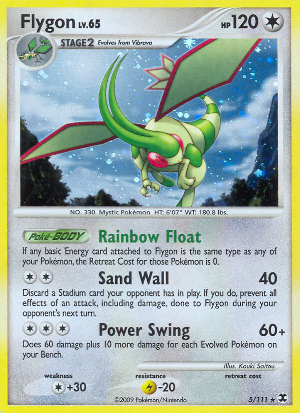 Flygon (5/111) [Platinum: Rising Rivals] | Mega City Incorporated