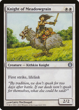 Knight of Meadowgrain [Duel Decks: Knights vs. Dragons] | Mega City Incorporated