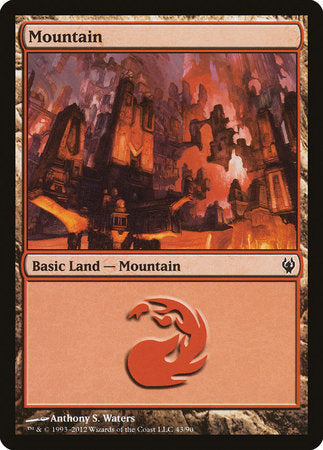 Mountain (43) [Duel Decks: Izzet vs. Golgari] | Mega City Incorporated