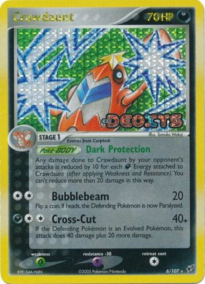 Crawdaunt (6/107) (Stamped) [EX: Deoxys] | Mega City Incorporated