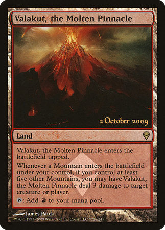 Valakut, the Molten Pinnacle [Zendikar Promos] | Mega City Incorporated