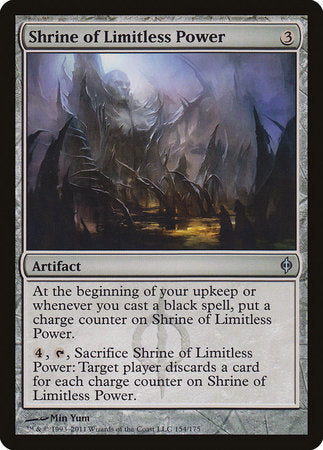 Shrine of Limitless Power [New Phyrexia] | Mega City Incorporated