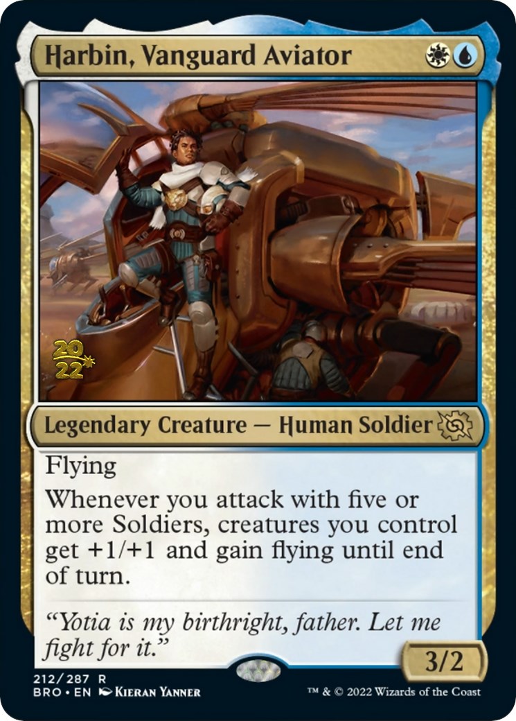 Harbin, Vanguard Aviator [The Brothers' War: Prerelease Promos] | Mega City Incorporated