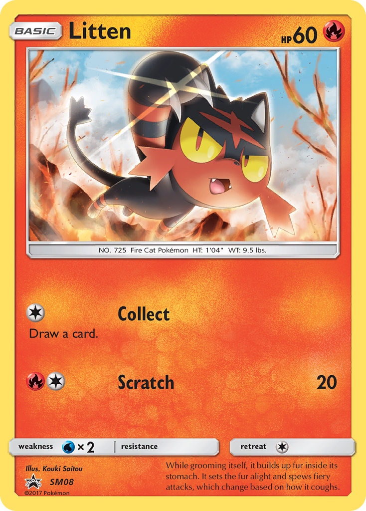 Litten (SM08) [Sun & Moon: Black Star Promos] | Mega City Incorporated