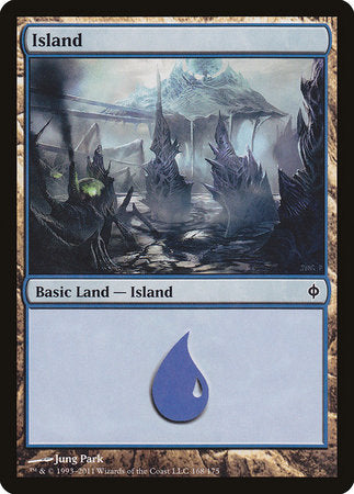 Island (168) [New Phyrexia] | Mega City Incorporated