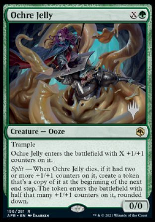 Ochre Jelly (Promo Pack) [Dungeons & Dragons: Adventures in the Forgotten Realms Promos] | Mega City Incorporated