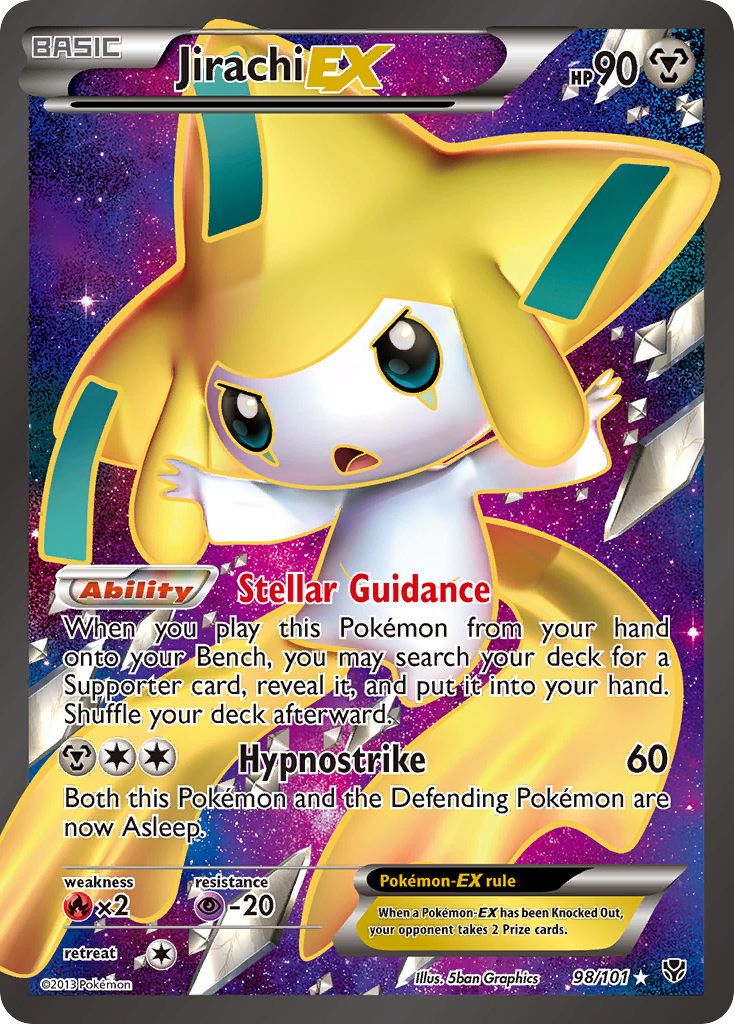 Jirachi EX (98/101) [Black & White: Plasma Blast] | Mega City Incorporated