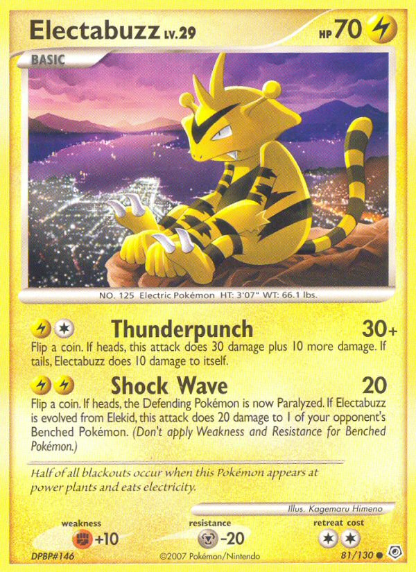 Electabuzz (81/130) [Diamond & Pearl: Base Set] | Mega City Incorporated