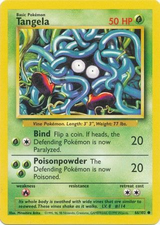 Tangela (66/102) [Base Set Unlimited] | Mega City Incorporated