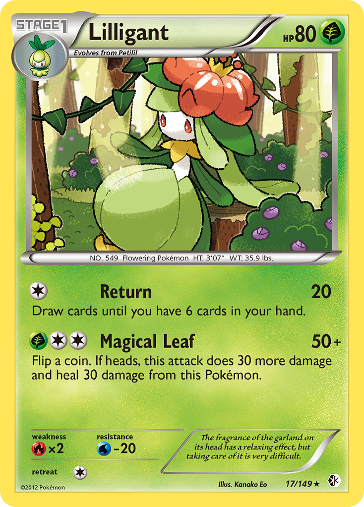 Lilligant (17/149) [Black & White: Boundaries Crossed] | Mega City Incorporated