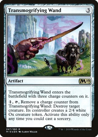 Transmogrifying Wand [Core Set 2019 Promos] | Mega City Incorporated