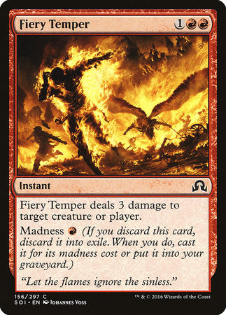 Fiery Temper [Shadows over Innistrad] | Mega City Incorporated