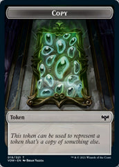 Copy // Boar Double-sided Token [Innistrad: Crimson Vow Tokens] | Mega City Incorporated
