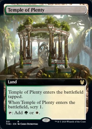 Temple of Plenty (Extended Art) [Theros Beyond Death] | Mega City Incorporated