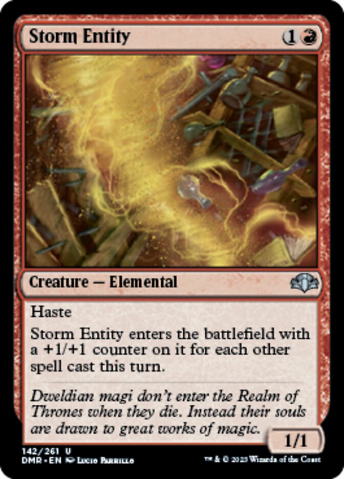 Storm Entity [Dominaria Remastered] | Mega City Incorporated