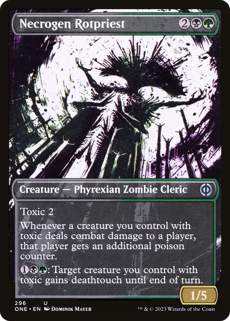 Necrogen Rotpriest (Borderless Ichor) [Phyrexia: All Will Be One] | Mega City Incorporated