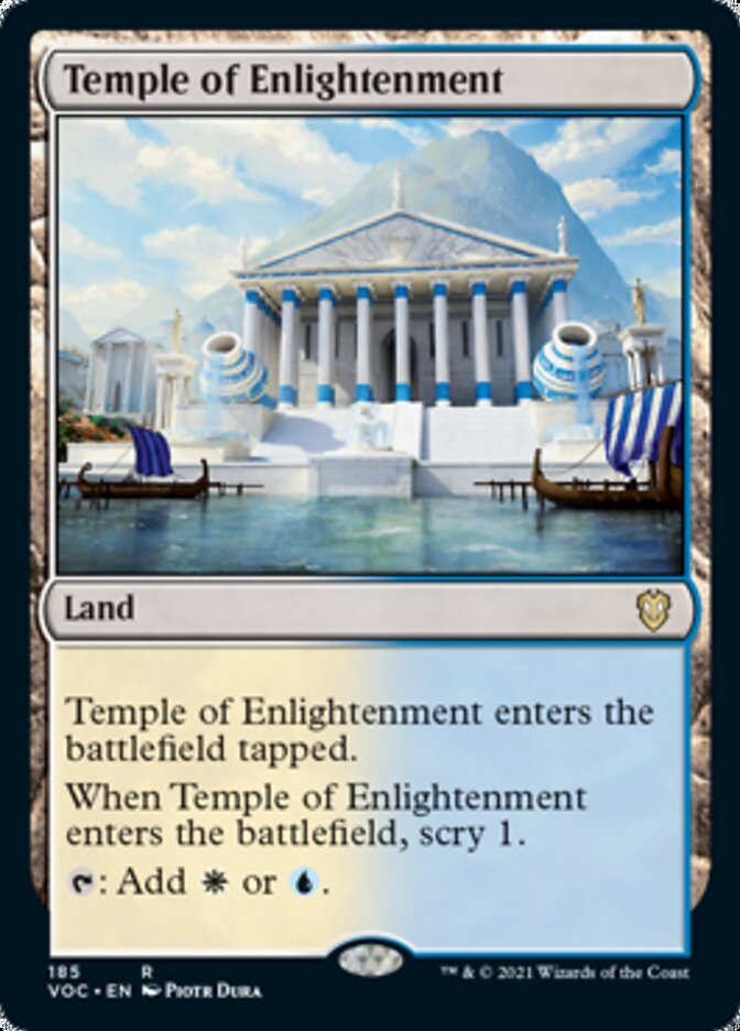 Temple of Enlightenment [Innistrad: Crimson Vow Commander] | Mega City Incorporated