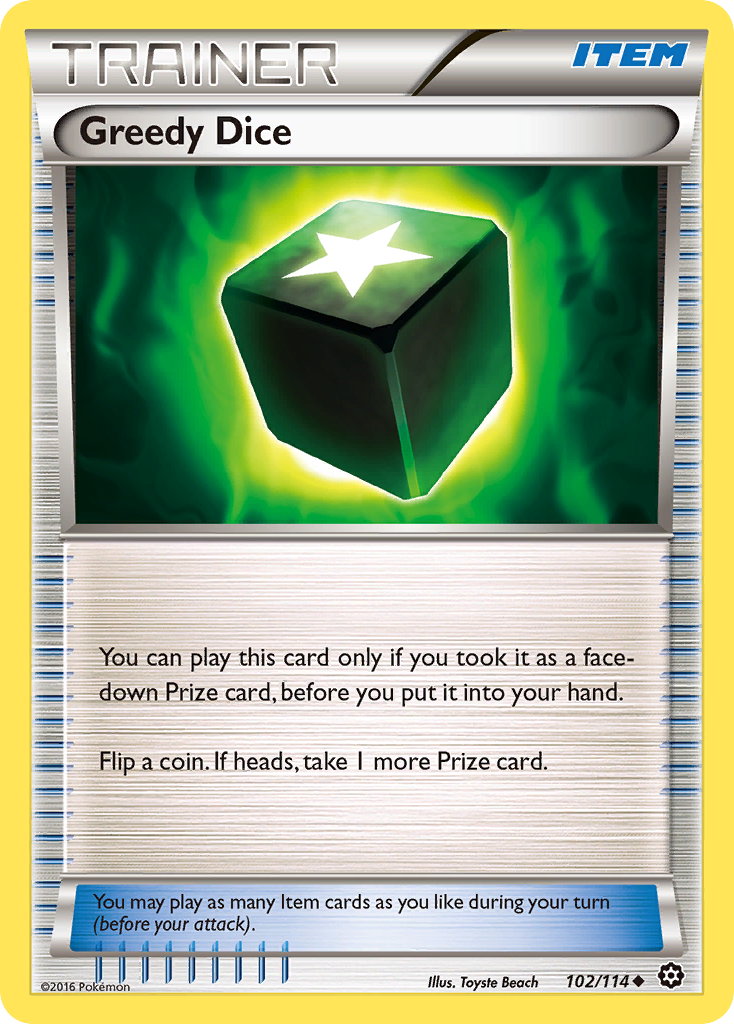 Greedy Dice (102/114) [XY: Steam Siege] | Mega City Incorporated