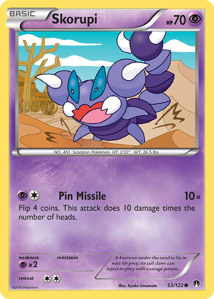 Skorupi (53/122) [XY: BREAKpoint] | Mega City Incorporated