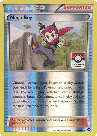 Ninja Boy (103/114) (League Promo) [XY: Steam Siege] | Mega City Incorporated