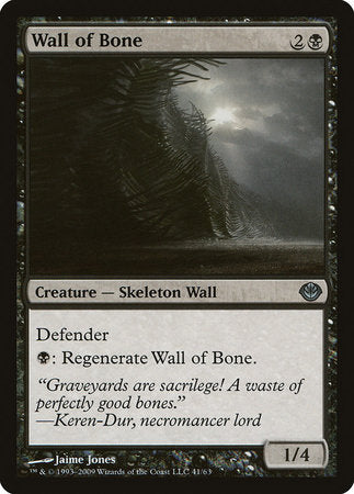 Wall of Bone [Duel Decks: Garruk vs. Liliana] | Mega City Incorporated