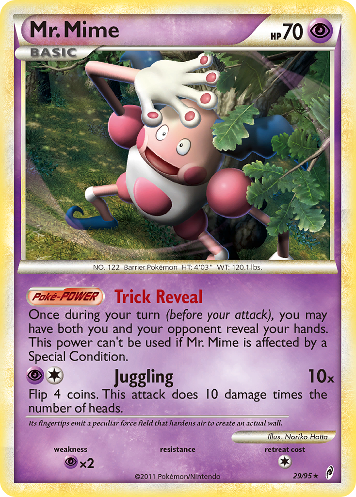 Mr. Mime (29/95) [HeartGold & SoulSilver: Call of Legends] | Mega City Incorporated