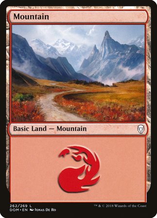 Mountain (262) [Dominaria] | Mega City Incorporated