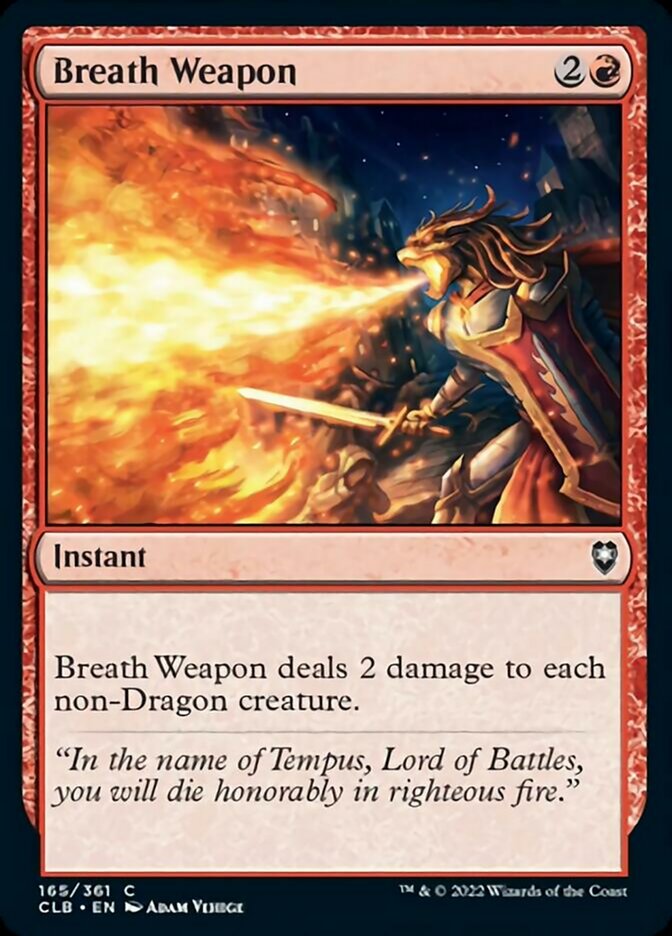 Breath Weapon [Commander Legends: Battle for Baldur's Gate] | Mega City Incorporated