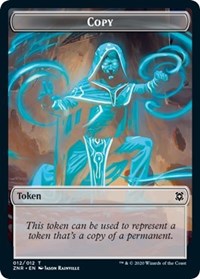 Copy // Illusion Double-sided Token [Zendikar Rising Tokens] | Mega City Incorporated