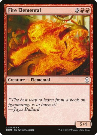 Fire Elemental [Dominaria] | Mega City Incorporated