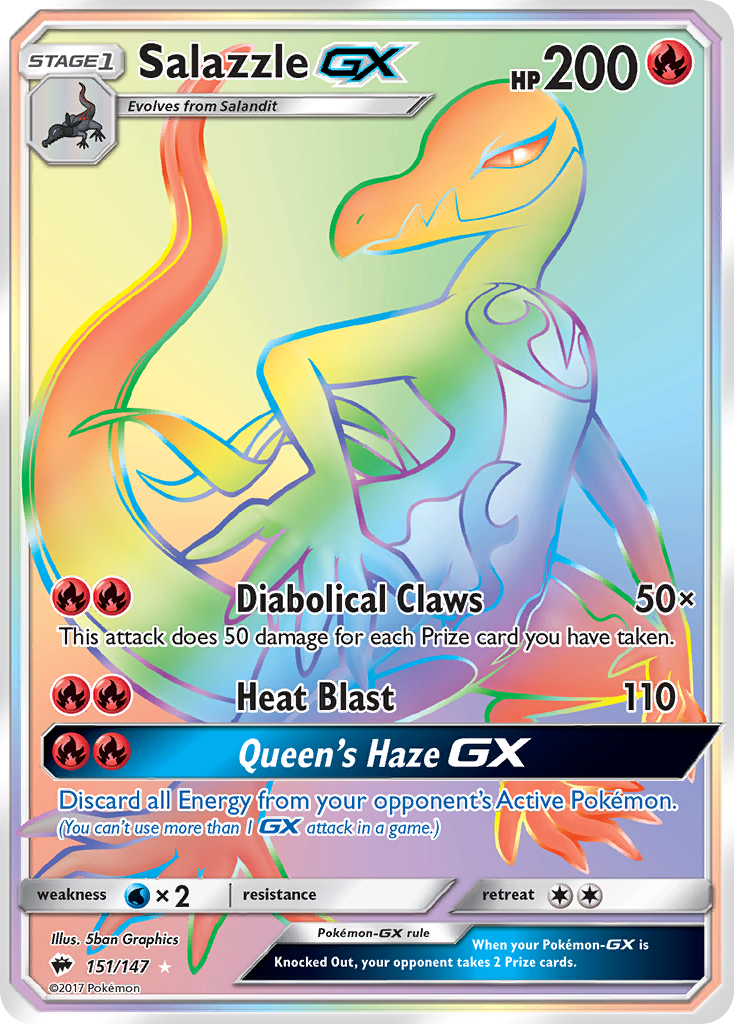 Salazzle GX (151/147) [Sun & Moon: Burning Shadows] | Mega City Incorporated