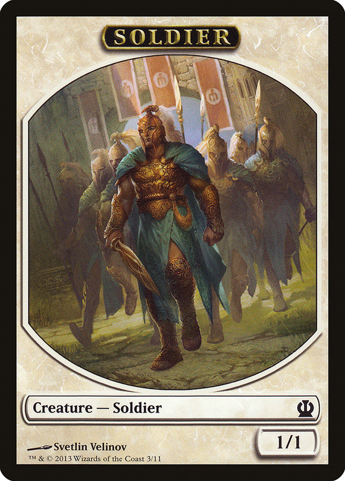 Soldier (3/11) [Theros Tokens] | Mega City Incorporated